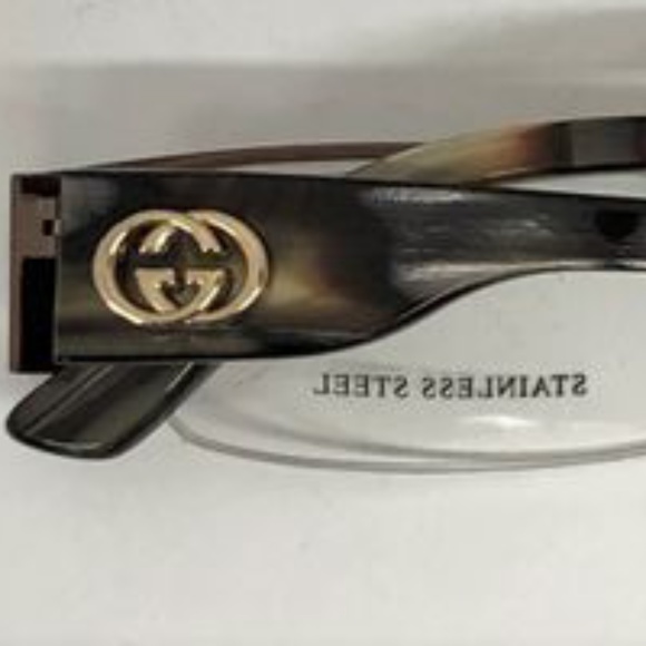 Gucci Brown Half Rim Eyeglasses 2859 Italy /COA - Picture 11 of 11
